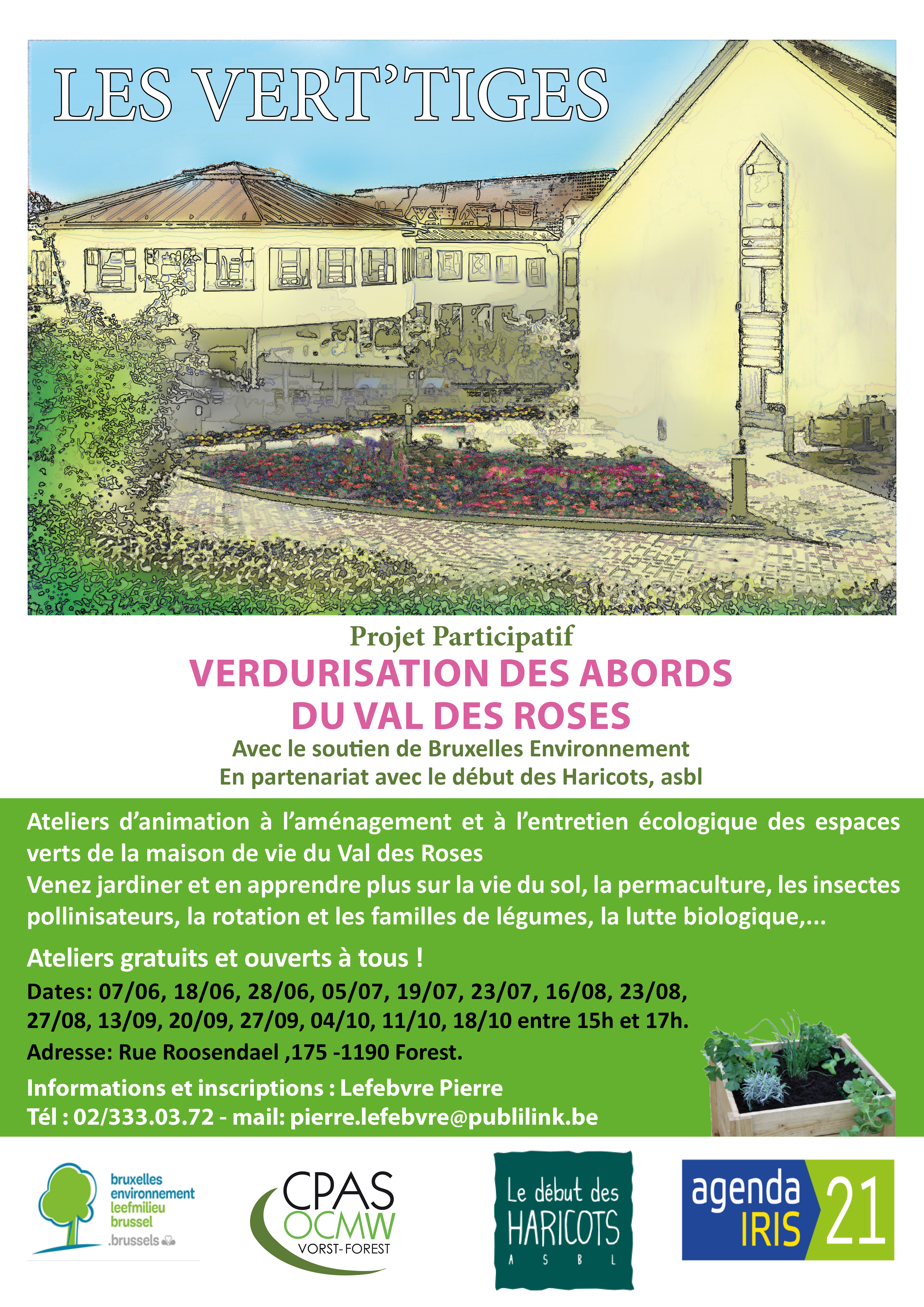 Affiche Vert Tiges