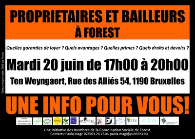 Affiche pour le proprietaire bailleur